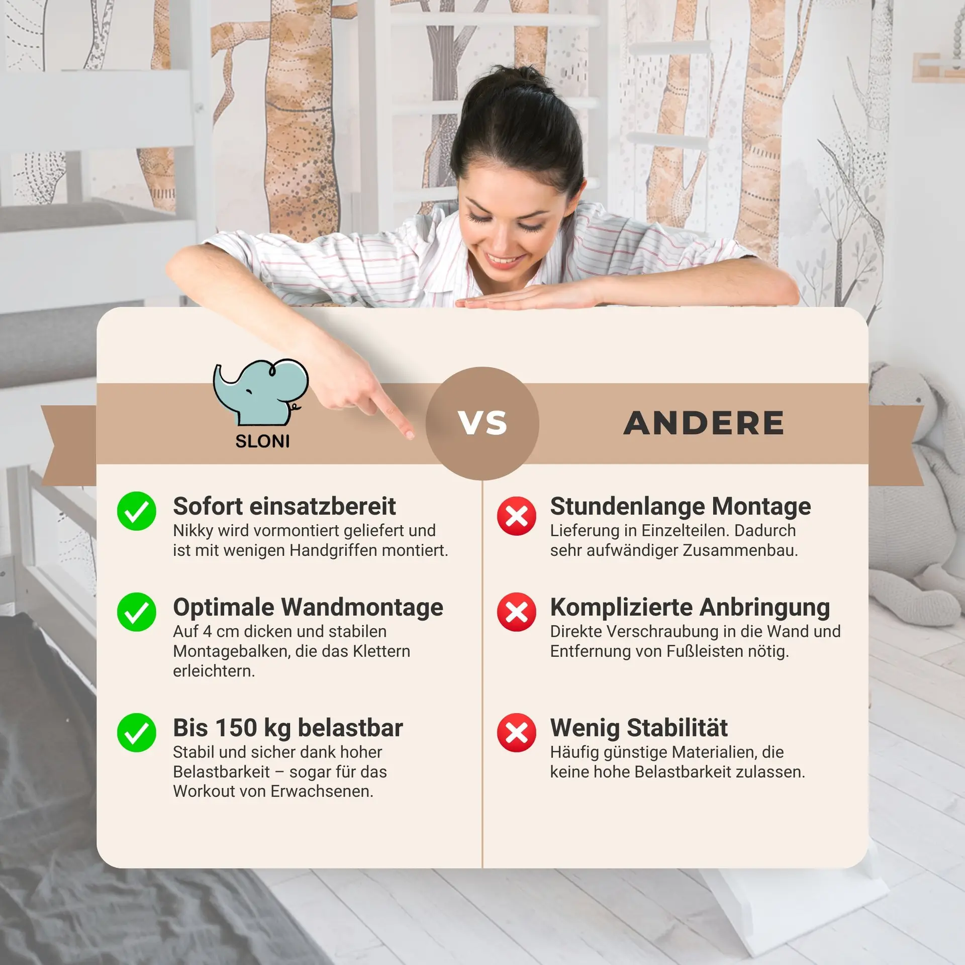 Sprossenwand Kinder,Sprossenwand für Kinder