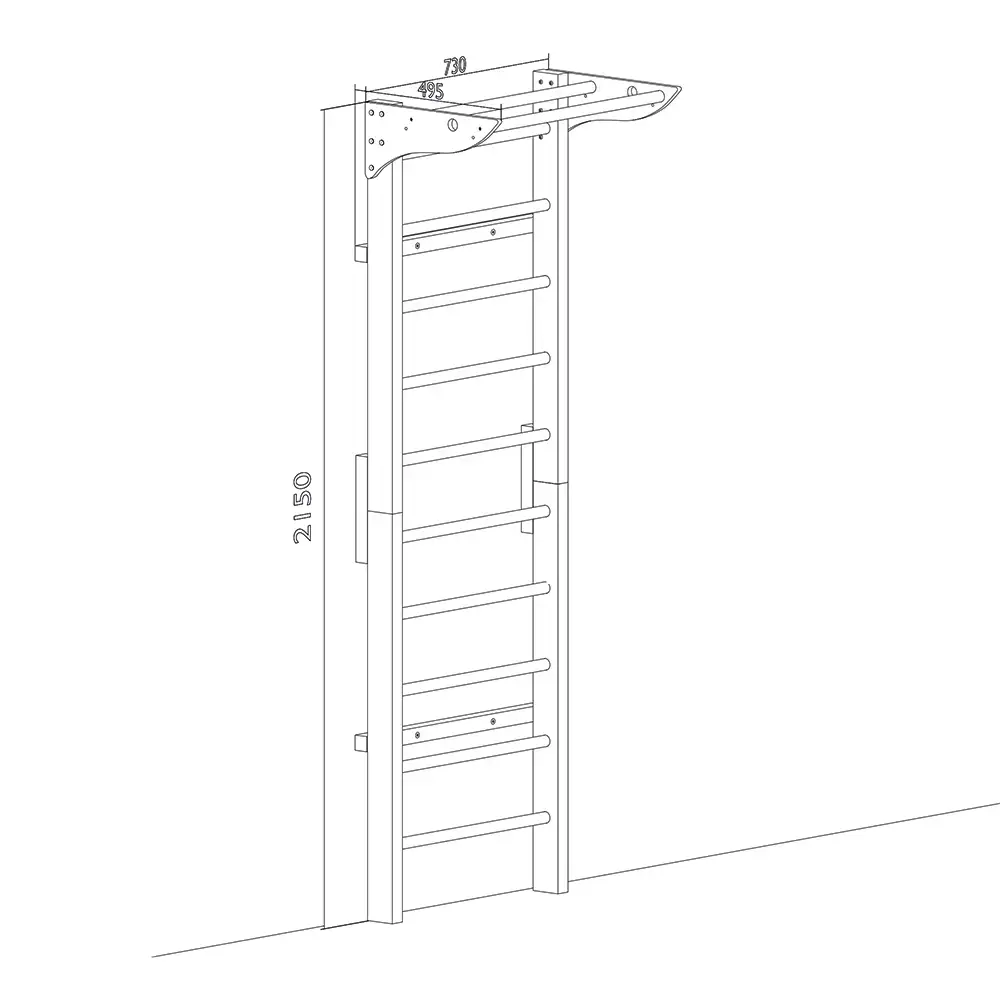 Sprossenwand für Kinder "Nikky" kaufen – mit der Qualität von Sloni