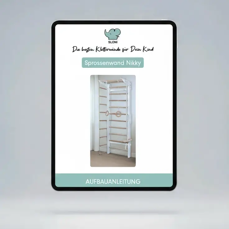 Digitale Aufbauanleitung für unsere Sprossenwand aus Holz Nikky.